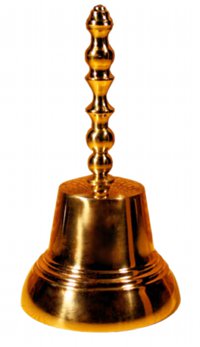 Позвонок -  сувенирный колокольчик с ручкой